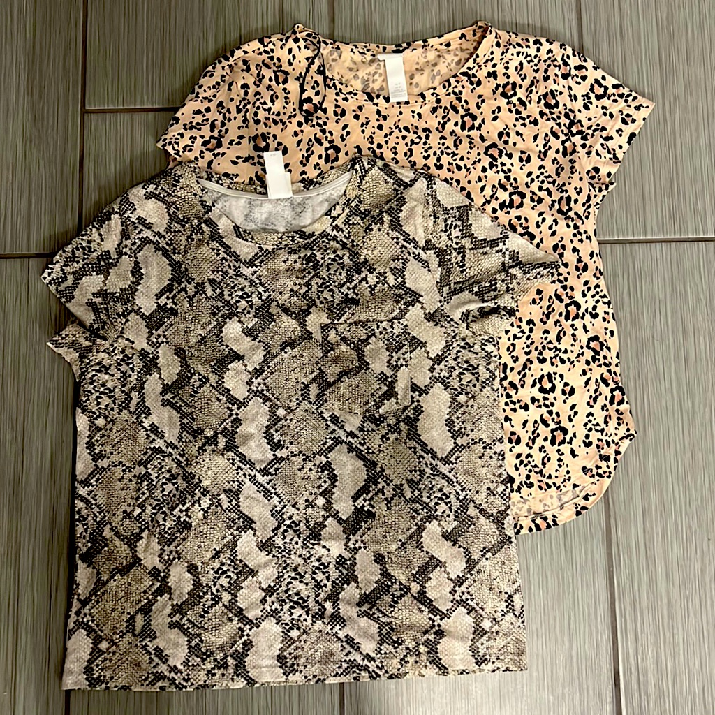 Basic Animal Print TShirts